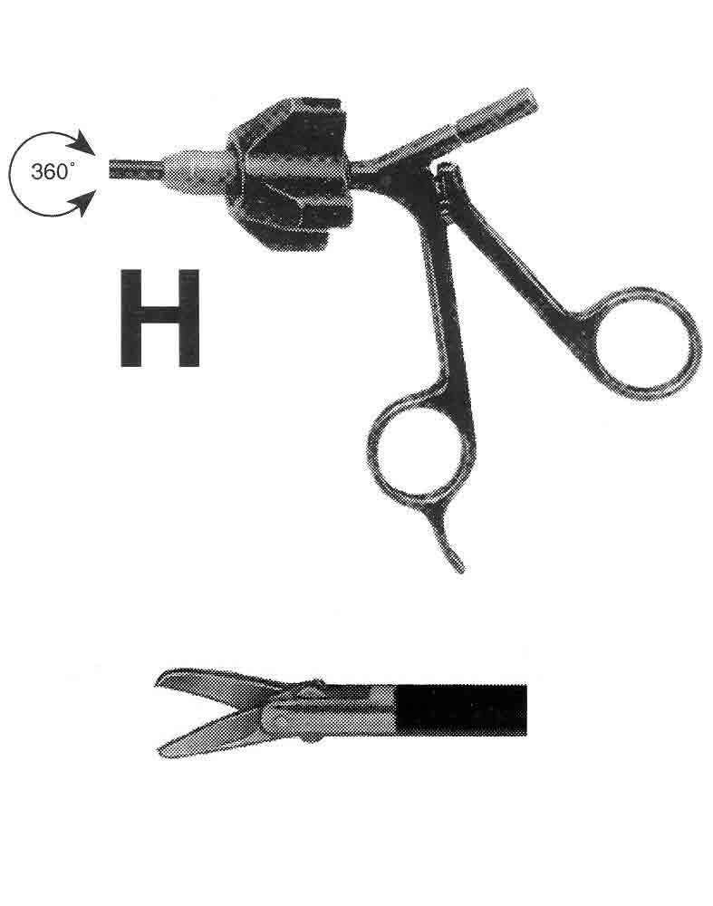 İZOLELİ MAKAS H MODEL SAPLI ÇAP  5MM L:43CM